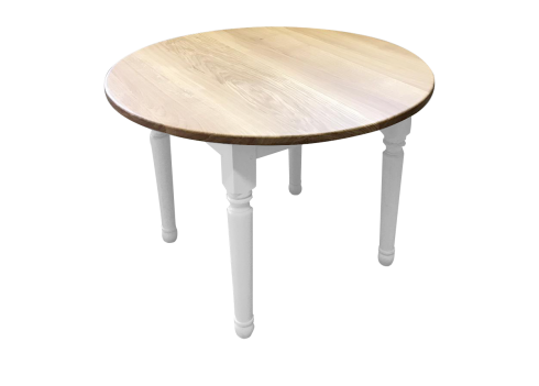 Table-allonges CLASSIC-chic-bois-de-chene-massif-blanche7
